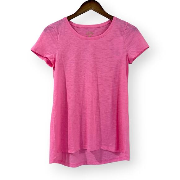 NWT Lilly Pulitzer Etta Scoop-Neck Tee Womens Size XS Rousseau Pink T-Shirt Top - Picture 4 of 11